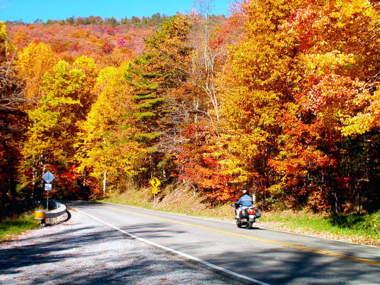 Great Motorcycle Routes in Virginia Claw of the Dragon Big Walker